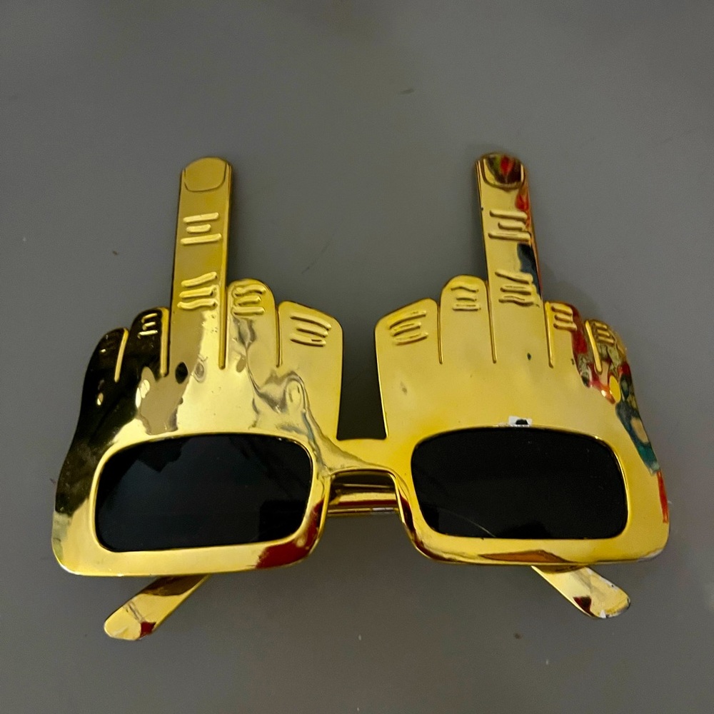 Middle finger party sunglasses